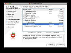 MAC OS X Lion系统安装文件找不到SharedSupport目录怎么办？