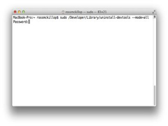 MAC卸载删除Xcode开发软件的技巧