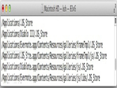如何删除Mac所有的DS_Store文件