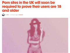 英国定新规：浏览成人网站必须证明年满18周岁