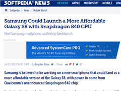 三星将推廉价版Galaxy S8新机？搭载骁龙840