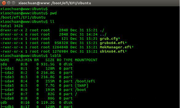 UEFI下误删Ubuntu的Grub引导怎么恢复？