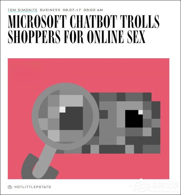 这也行？微软员工拟开发聊天机器人打击全球非法性交易