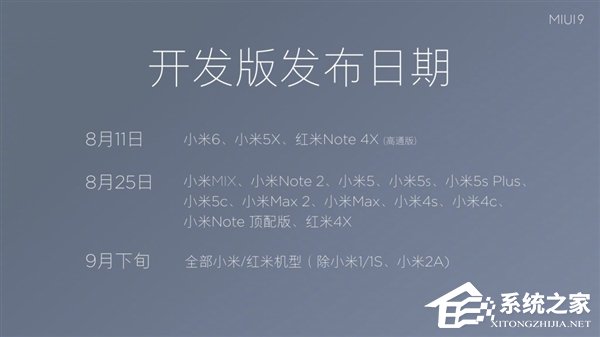 小米5即将开启MIUI9体验版内测：一大波机型正在路上