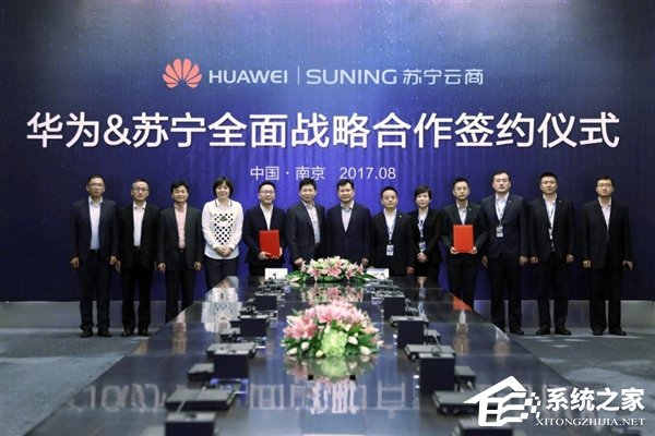 华为苏宁达成300亿战略目标：多款华为手机下单立减