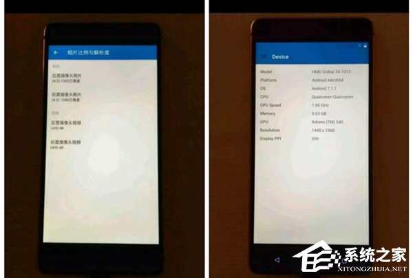 诺基亚8真机曝光：搭载骁龙835的最强拍照手机