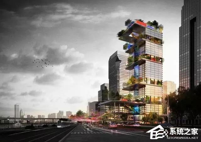 腾讯微信总部大楼设计图曝光：空中花园既视感