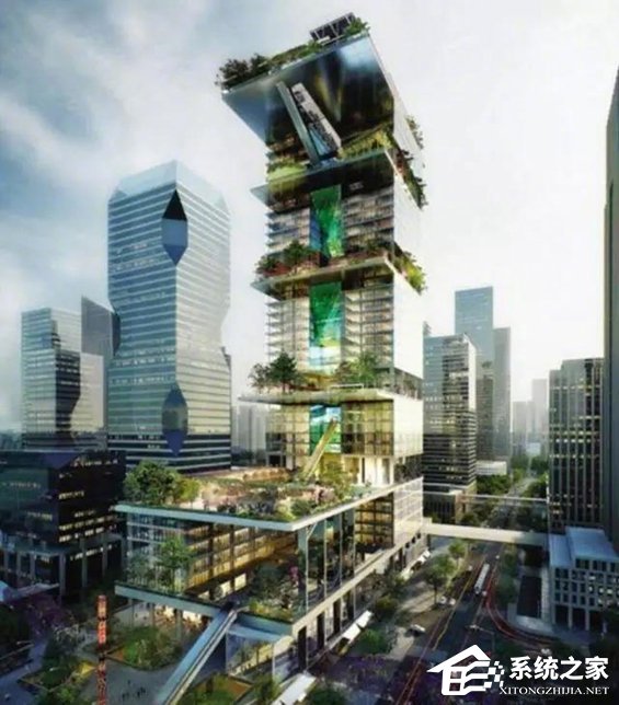 腾讯微信总部大楼设计图曝光：空中花园既视感