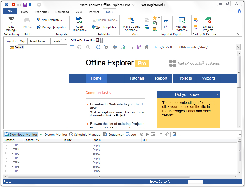 Offline Explorer Pro(离线浏览器) V7.4.4594 多国语言版