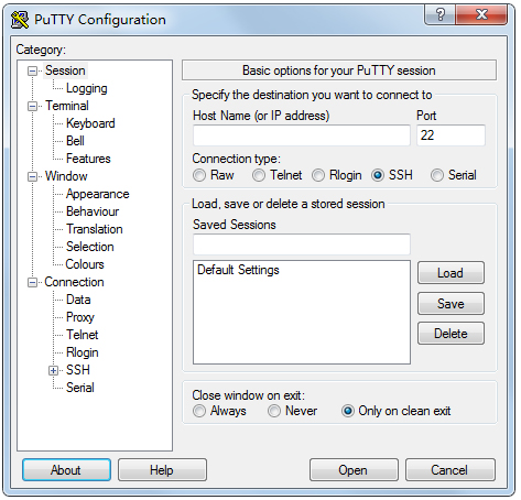 PuTTY Portable(ssh连接工具) V0.68 英文绿色版