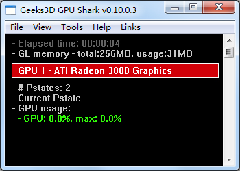 GPU Shark(显卡识别监测工具) V0.10.0.3 绿色便携版