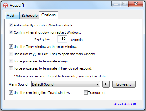 AutoOff(定时关机工具) V4.6