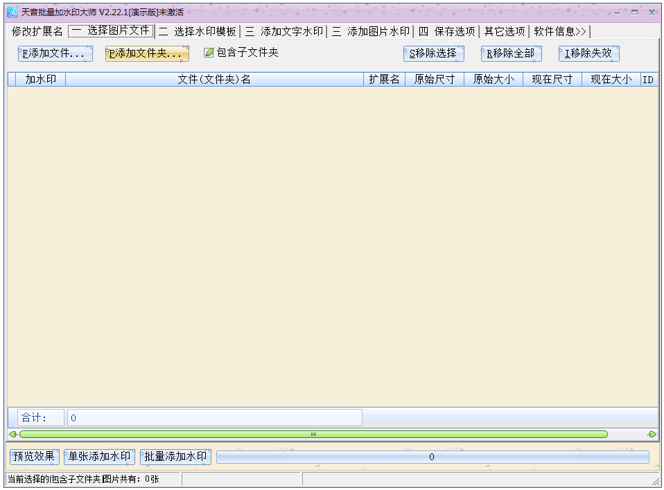 天音批量加水印大师 V2.22