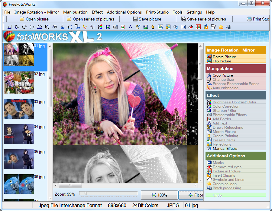 FreeFotoWorks(简易图像处理工具) V17.0.3