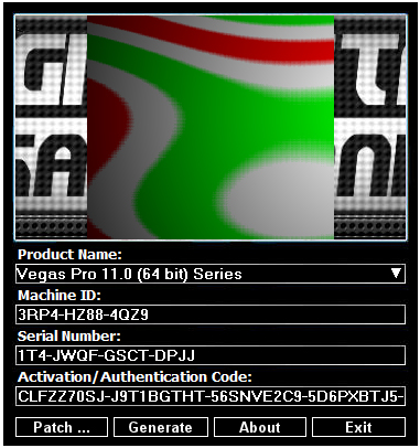 Sony Vegas Pro 11.0注册机 V1.0 绿色版