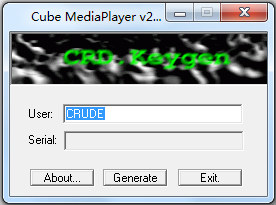 Cube Media2注册机 V1.0 绿色版