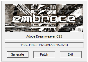 Adobe Dreamweaver CS5注册机 V1.0 绿色版