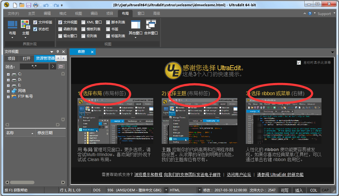 Ultraedit(文本编辑器)64位 V24.0.0.72 中文绿色破解版