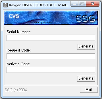 3dmax注册机 V1.0 绿色版