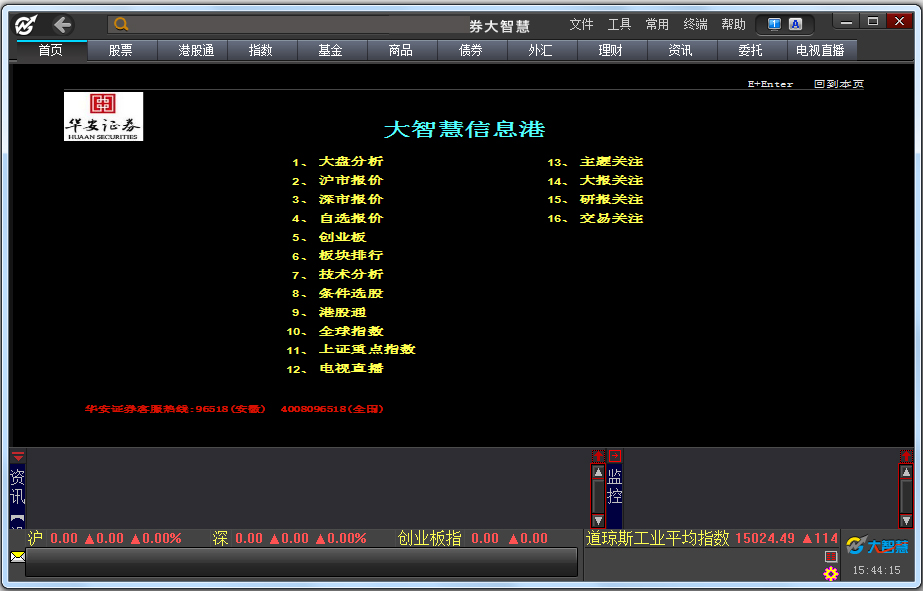 华安证券大智慧专业版 V7.60