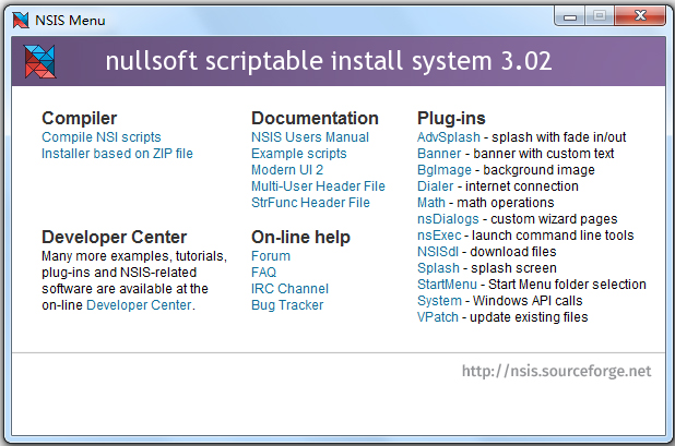 NSIS(脚本安装系统) V3.02 英文版