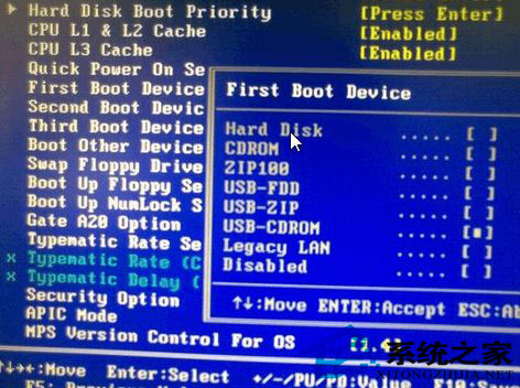 在BIOS中找到USB-HDD的方法
