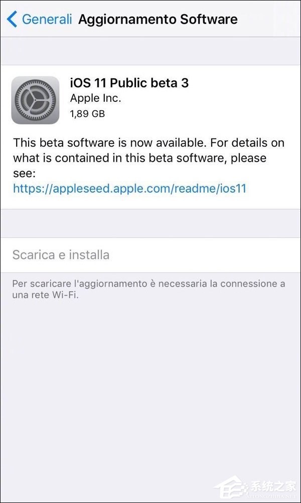 苹果正式推出iOS11 Beta3公测版更新