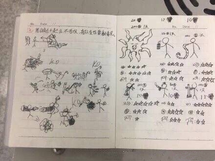 网友地铁捡小学生笔记本：惊现《王者荣耀》和《我的世界》攻略秘籍