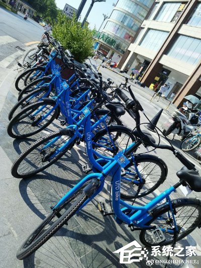 广安也有共享单车了：蓝色ufo共享单车