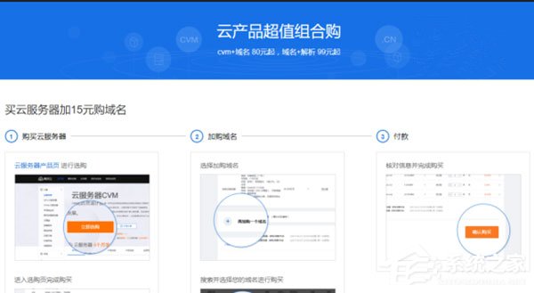 腾讯云服务器CVM推新购服务器活动：+15元购.cn域名