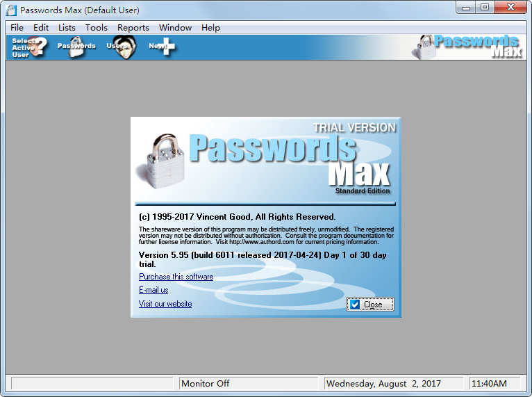 Passwords Max(密码管理软件) V5.95.6011