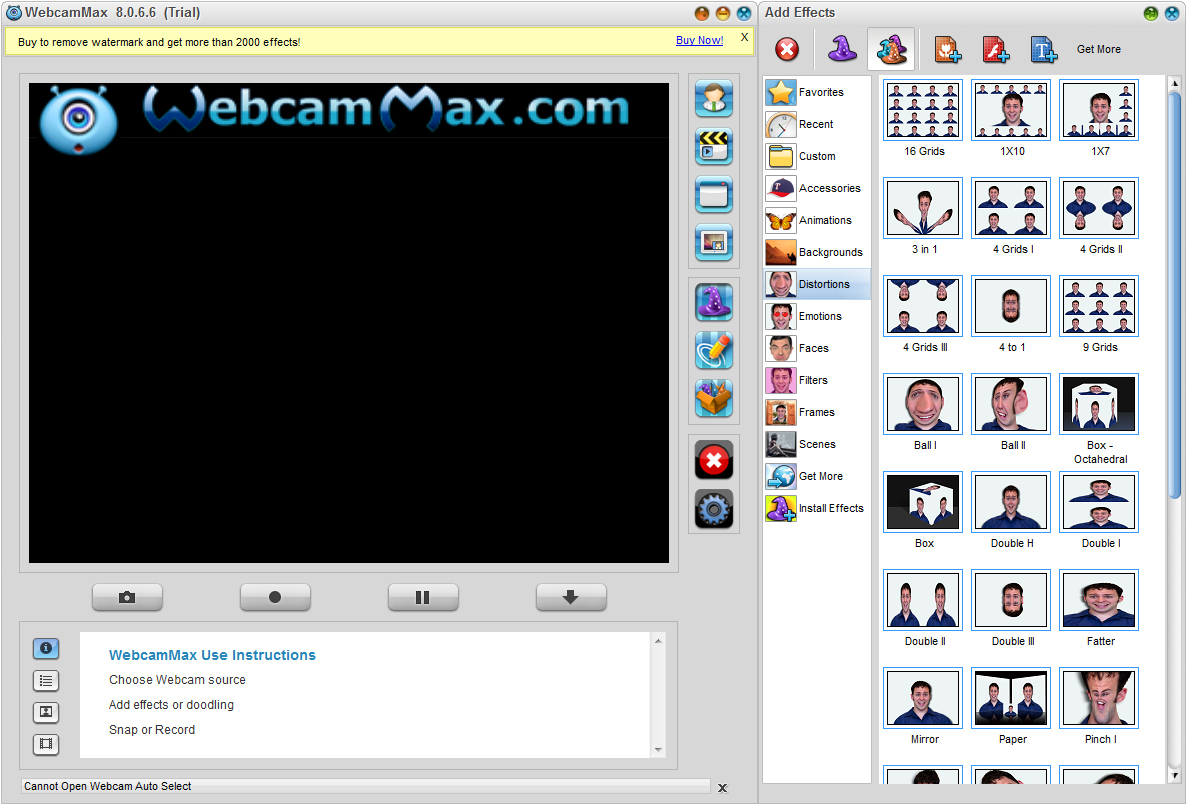 WebcamMax(视频聊天工具) V8.0.6.6 英文版