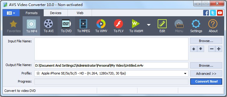 AVS Video Converter(视频文件转换工具) V10.0.1.610