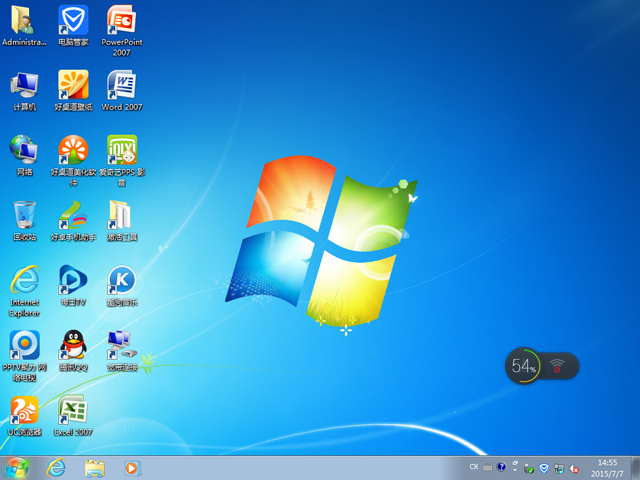 电脑公司 GHOST WIN7 SP1 X64 QQ管家专版 V2015.07（64位）