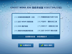 GHOST WIN8 X86 装机专业版 V2017.04(32位)