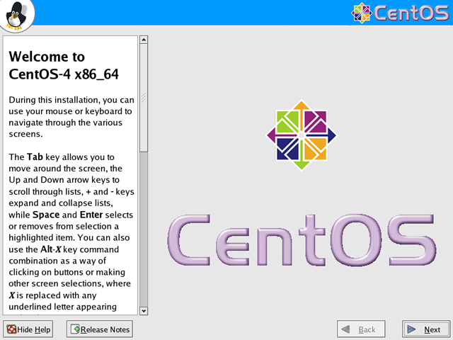 CentOS 4.6 x86_64官方正式版系统（64位）