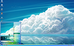 蔚蓝色的云海XP主题