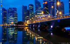 新加坡都市夜景Win7主题