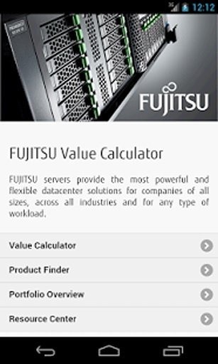 FUJITSU Value Calculator v4.4.0