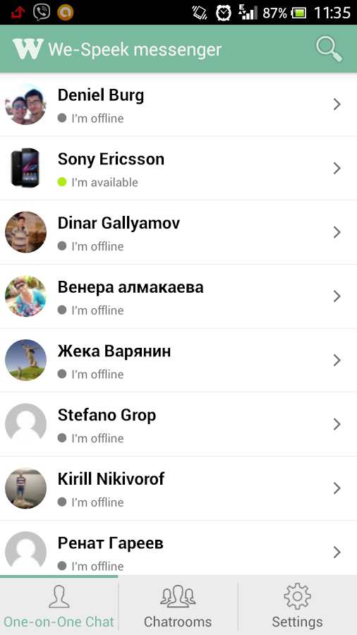 We-Speek messenger v4.0
