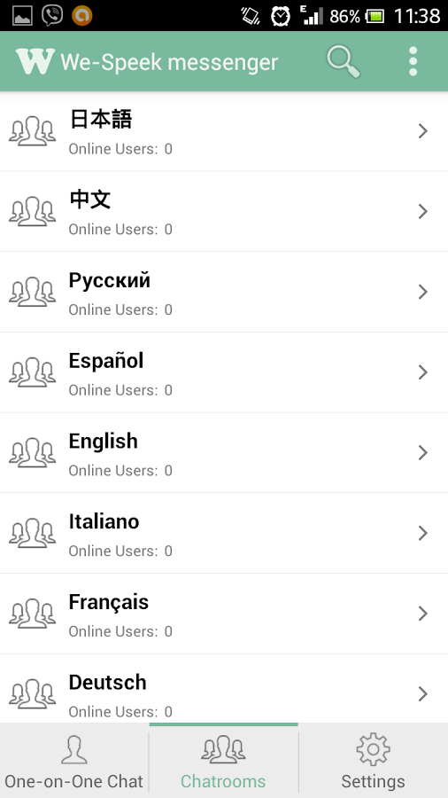 We-Speek messenger v4.0