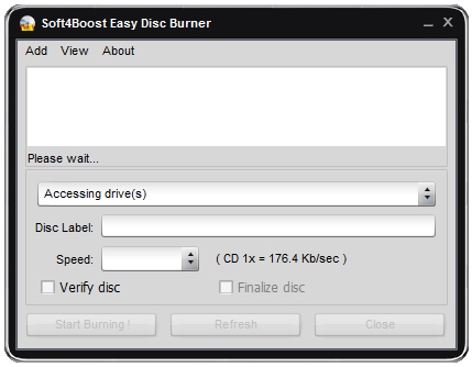 Soft4Boost Easy Disc Burner(光盘刻录软件) V6.0.9.115 英文版