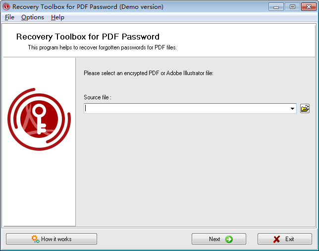 Recovery Toolbox for PDF Password(PDF密码恢复工具箱) V2.0.0.0