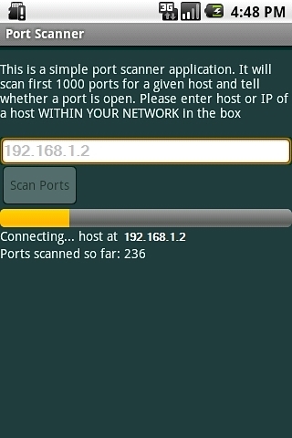 端口扫描器 v1.0