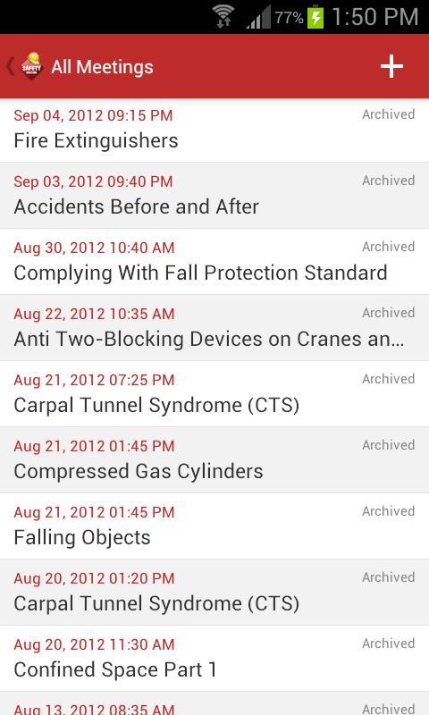 Safety Meeting App v1.9.1