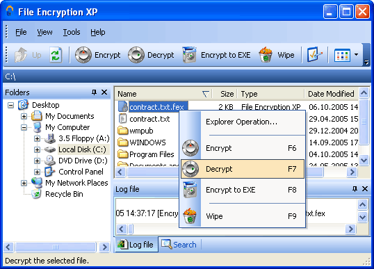 File Encryption XP 共享版 V1.7.329