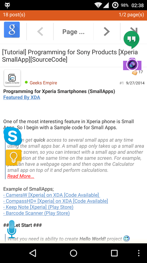 Floating Shortcuts v2.500.00