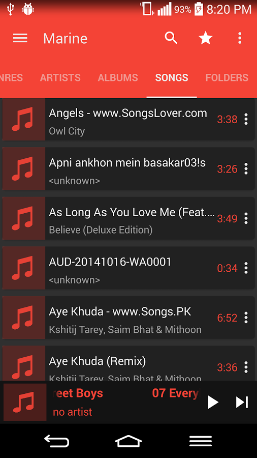 Marine Music Player v0.72
