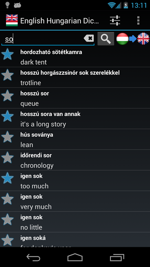 English Hungarian Dict. FREE v3.8.1