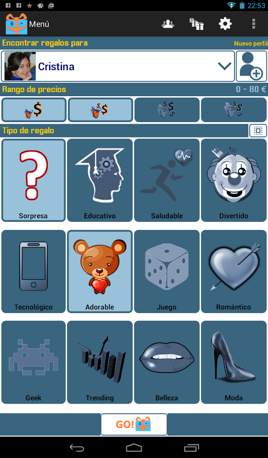 Gifti. Find the perfect gift v1.24